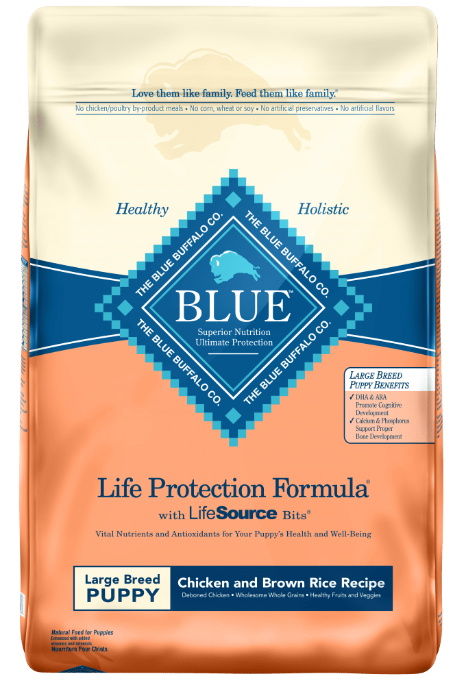 Blue Buffalo Life Protection Natural Chicken & Brown Rice Recipe Large Breed Puppy Dry Dog Food