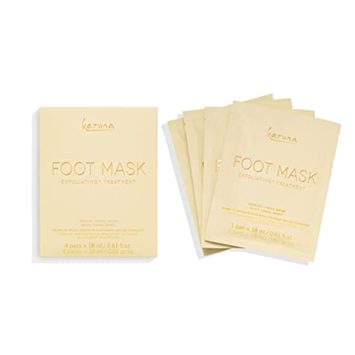 Karuna Foot Mask - Exfoliating and Hydrating Skin Treatment Mask