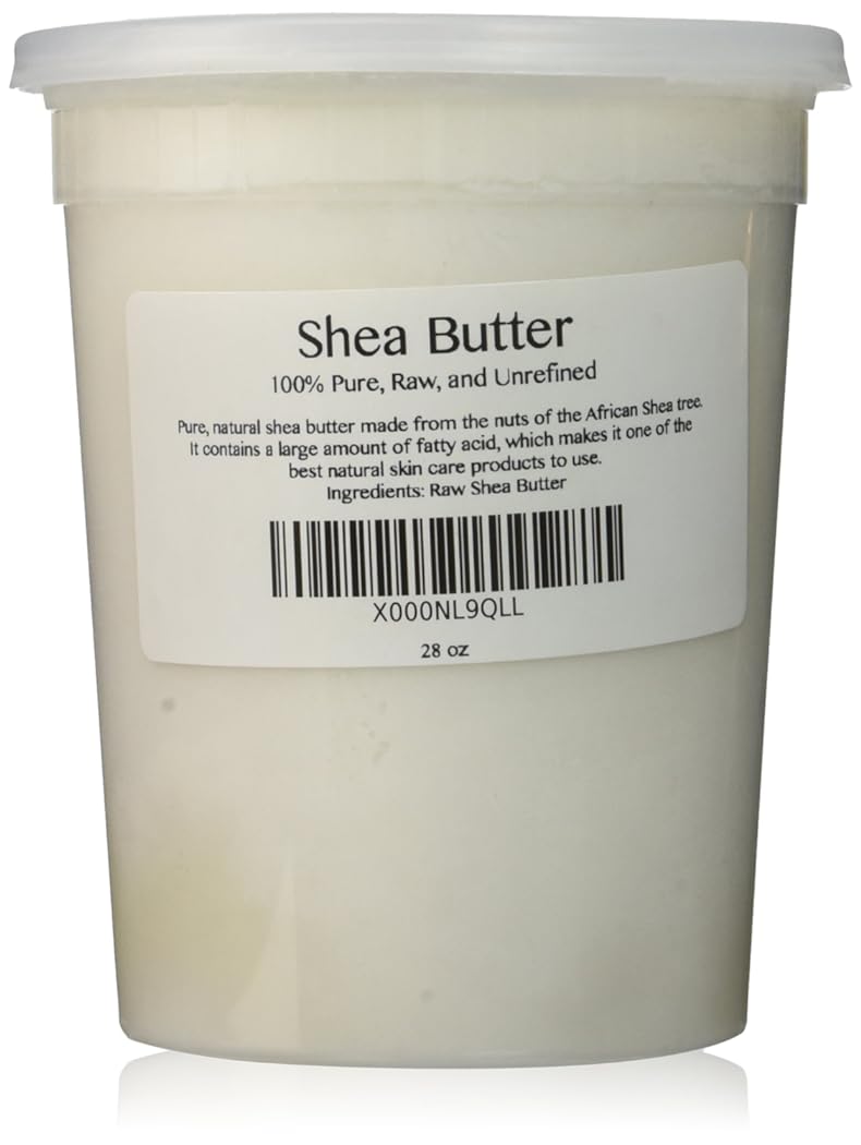 100% Pure Unrefined Raw SHEA BUTTER - from the nut of the African Ghana Shea Tree (28 oz)