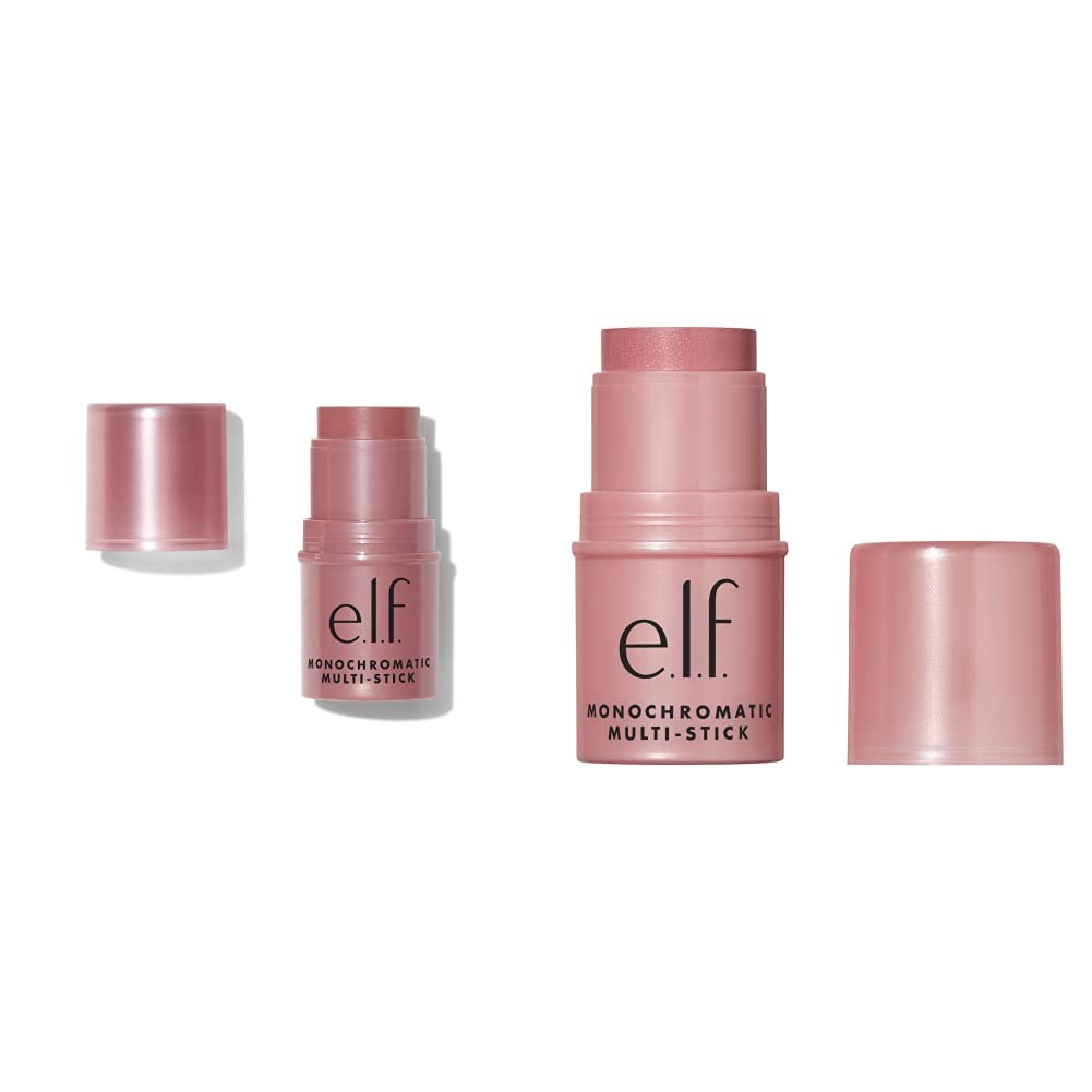 e.l.f Monochromatic Multi Stick, Creamy, Lightweight, Versatile, Luxurious, Adds Shimmer, Easy To Use and e.l.f. Monochromatic Multi Stick, Luxuriously Creamy & Blendable Color,For Eyes,Lips & Cheeks