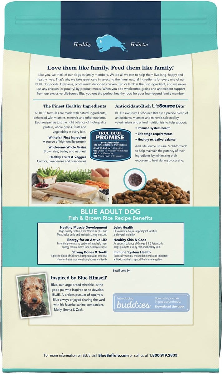Blue Buffalo Life Protection Natural Fish & Brown Rice Recipe Adult Dry Dog Food