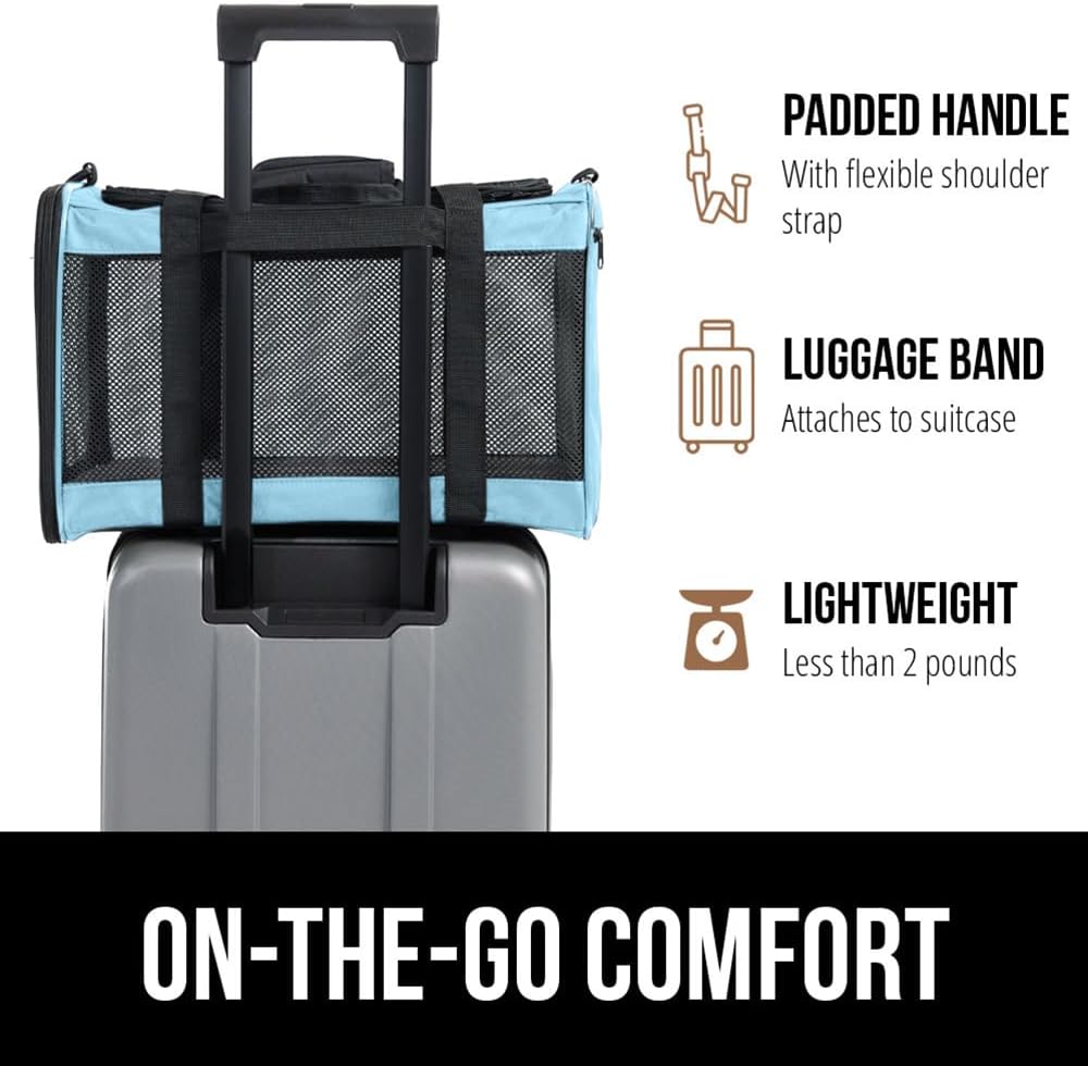 Gorilla Grip Soft Travel Dog Cat Carrier Up to 25 LBS