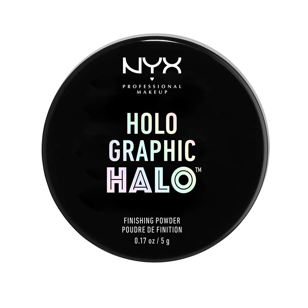 NYX PROFESSIONAL MAKEUP Holographic Halo Finishing Powder, Mermazing, 0.17 Ounce