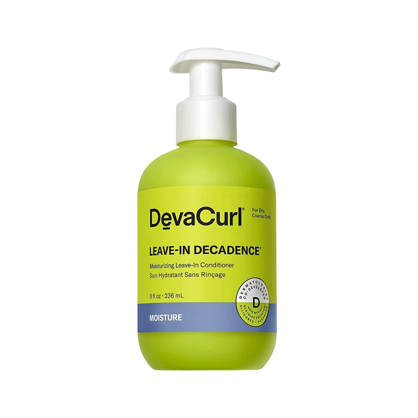DevaCurl Leave-In Decadence¨ Moisturizing Leave-In Conditioner, Green Oasis, 8 fl. oz.