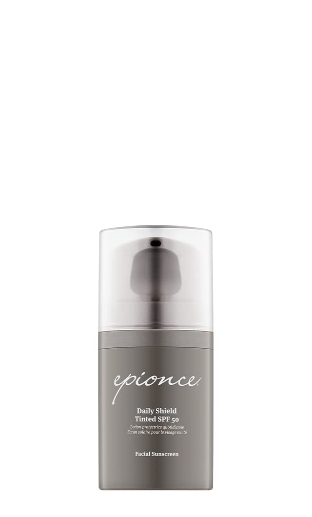 Epionce Daily Shield Tinted SPF 50 Sunscreen - Tinted Sunscreen for Face, Tinted Moisturizer with SPF, Hydrating Face Moisturizer with SPF Zinc Oxide
