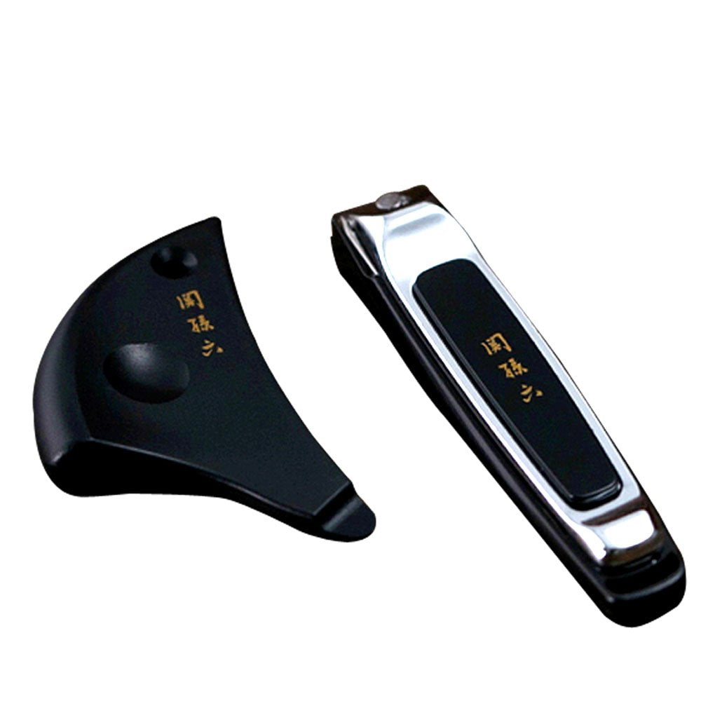 BoxCave Kai Seki Magoroku HC-1803 Half-Moon Nail File Nail Clipper Japanese Half-Moon Nail File Nail Nipper Made in Japan Comes with BoxCave Microfiber Cleaning Cloth