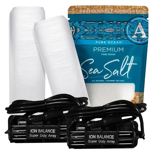 Super Duty Arrays Foot Detox Refill Kit Includes Refill Kit, 2 Stronger Super Duty Arrays, Celtic Sea Salt Fine Ground, Vital Mineral Blend 1/4 Lb. Bag