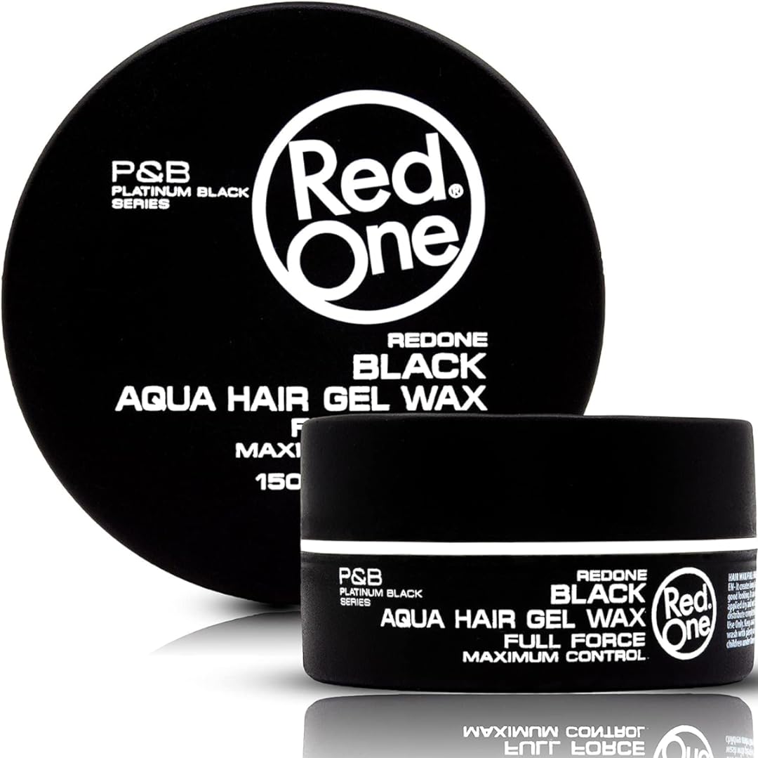 RedOne AQUA HAIR GEL WAX Full Force Black -5 ounces /150 ml