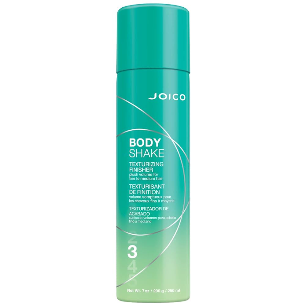 Joico Body Shake Texturizing Finisher | For Fine to Medium Hair | Long-Lasting Volume & Fullness | Thermal Heat & Humidity Protection | Control Frizz | Pollution & UV Protection | Paraben Free