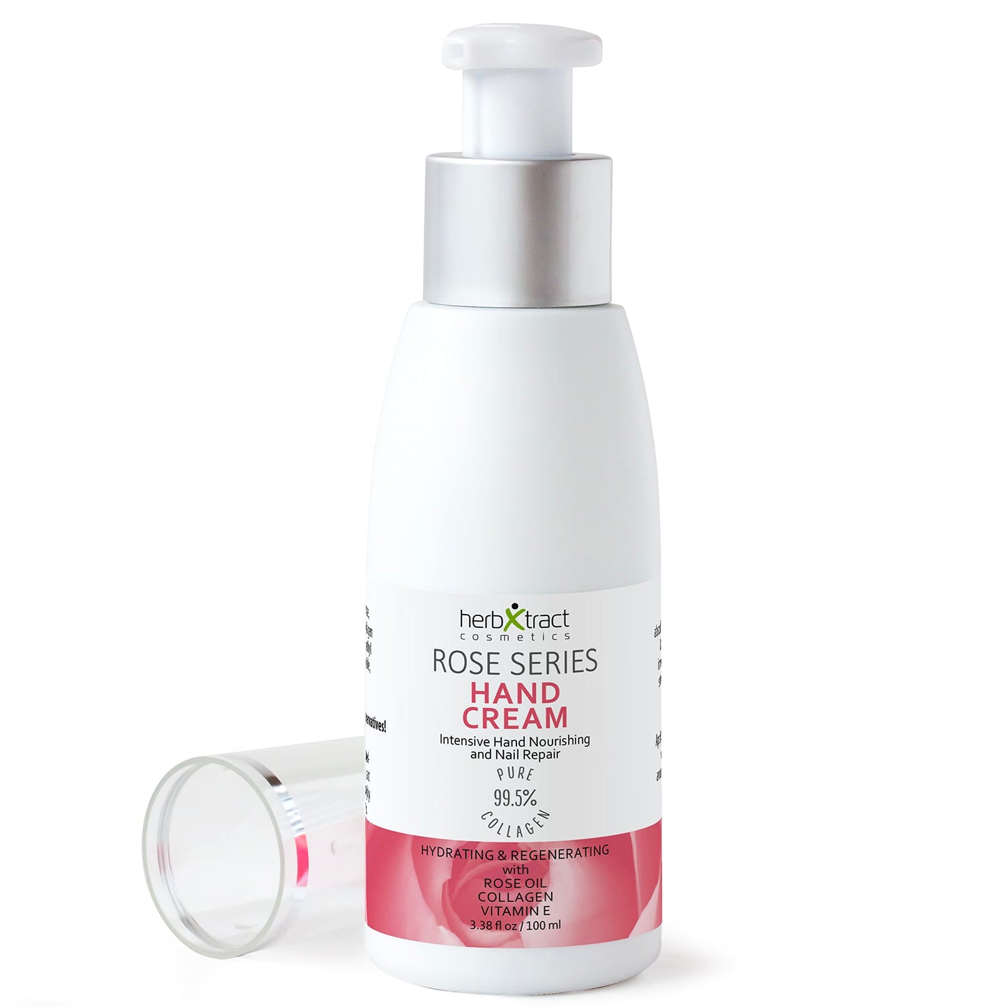 HerbXtract Hand Cream - Nourishing Hand Cream for Women with Collagen, Essential Rose Oil & Keratin, Especially Formulated Hand Lotion for Dry Hands. The Perfect Hand Moisturizer – 3.4oz