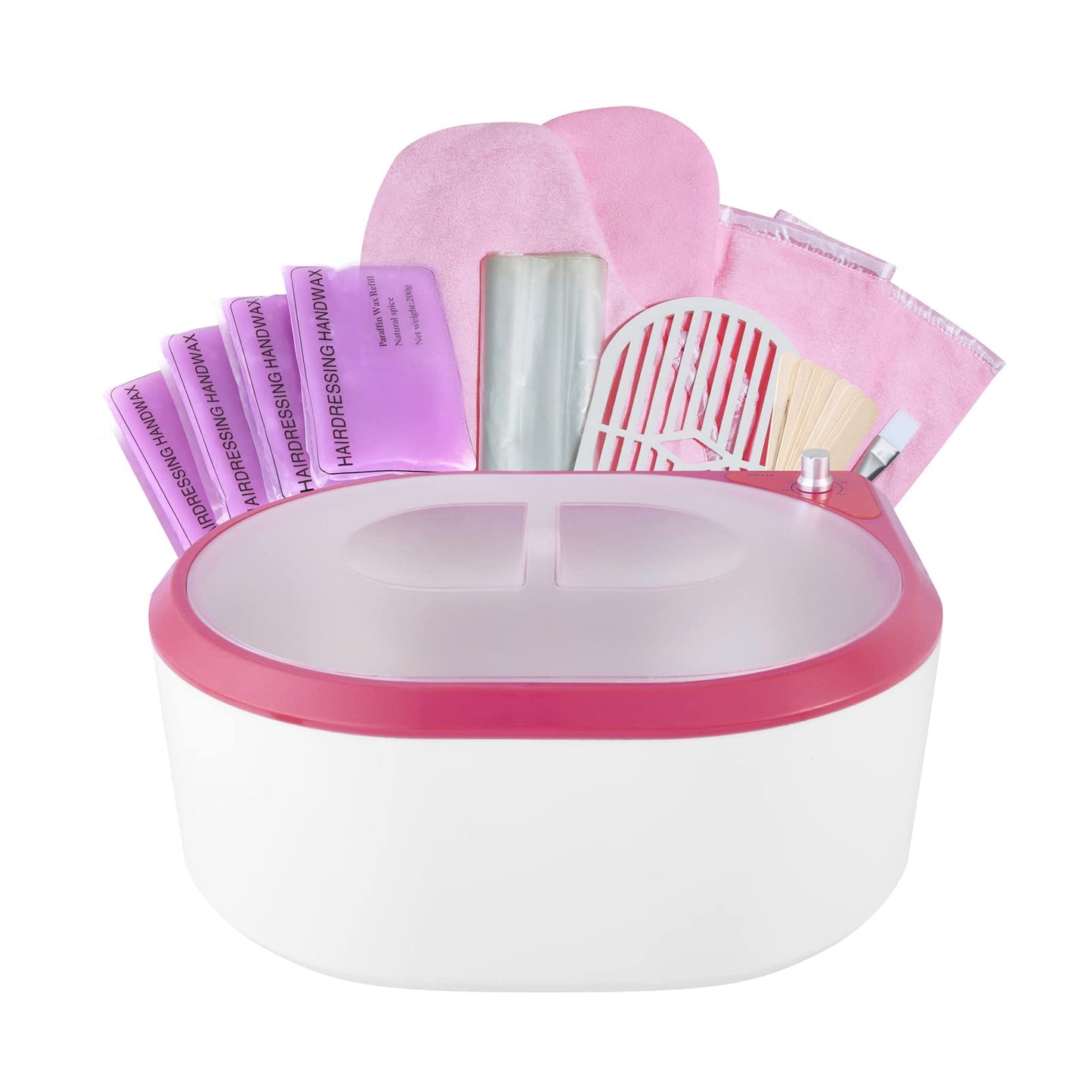 New Paraffin Wax Machine for Hand and Feet,Paraffin Bath Upgrade Spa Wax for Smoothens and Softens Dry Skin Quick Heating Paraffin Wax Warmer (Pink)