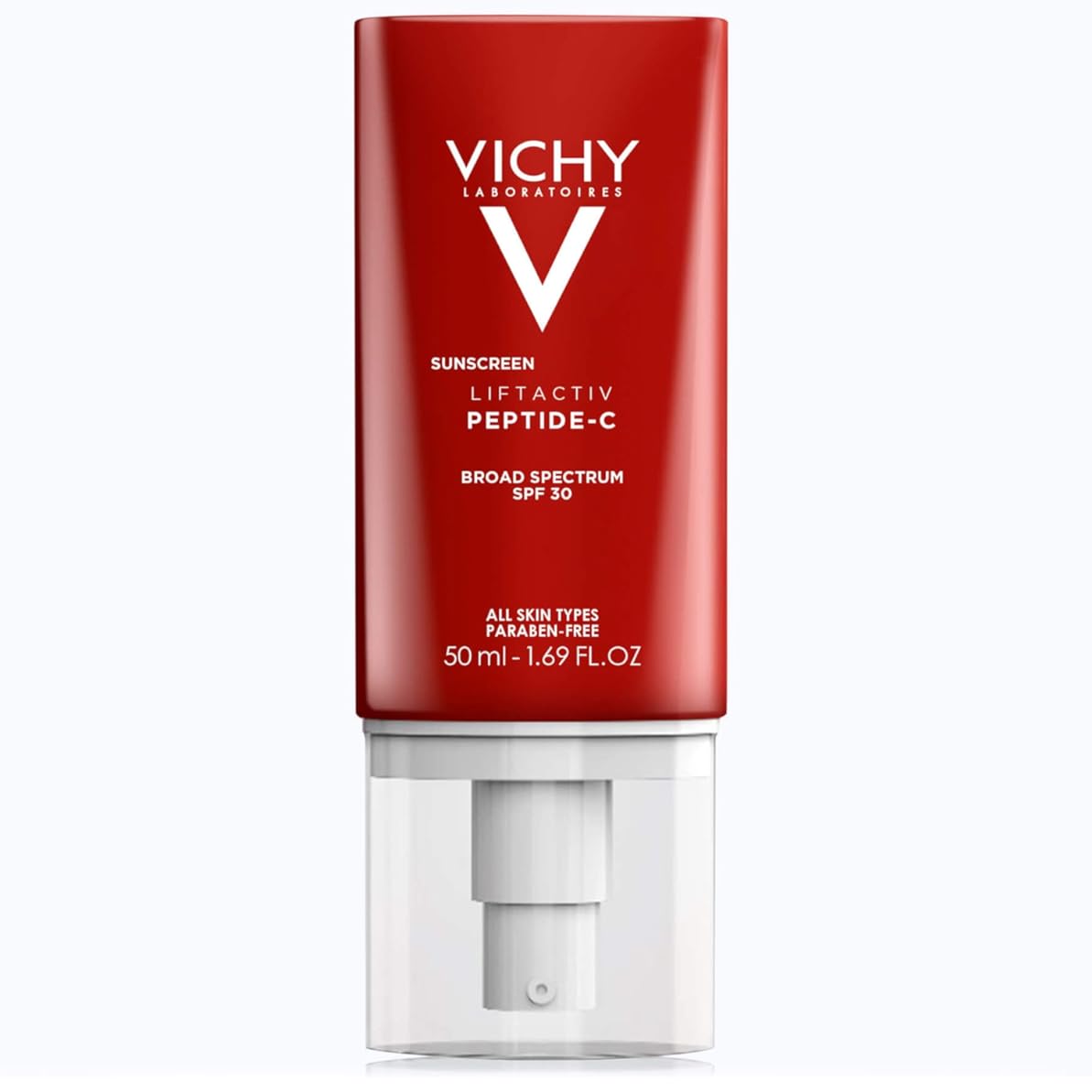 Vichy LiftActiv Sunscreen Peptide-C Face Moisturizer with SPF 30, Anti Aging Face Cream with Peptides & Vitamin C to Brighten & Firm Skin, Reduce Wrinkles & Dark Spots