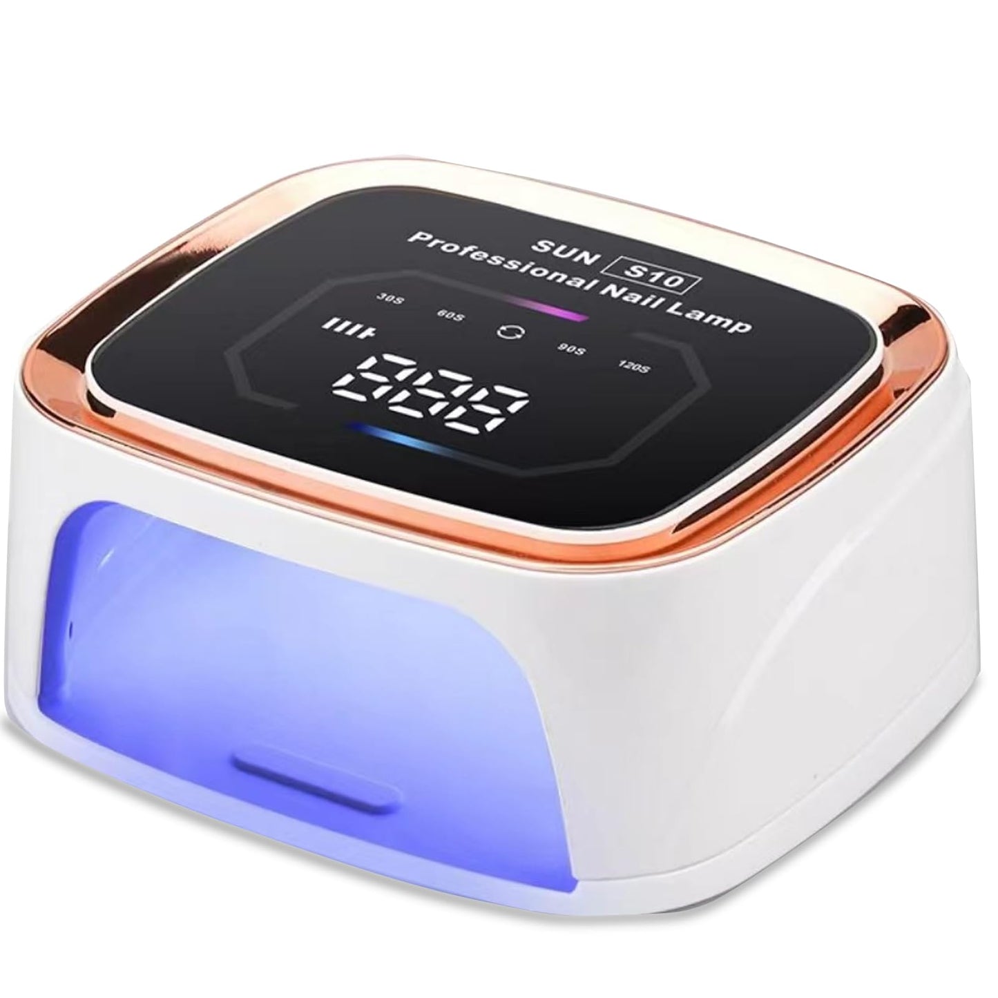 Lumcrissy Cordless Led Nail Lamp, 72W Rechargeable UV LED Nail Dryer,Nail Polish Curling Lamp for All Gel Nail Polish, Nail Art Tools (Light White)