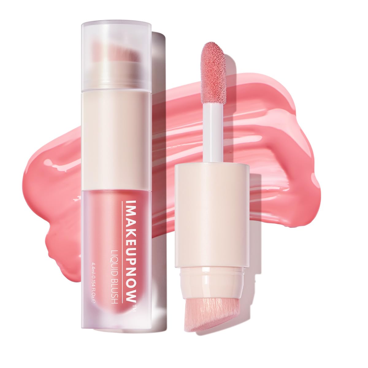 IMAKEUPNOW Liquid Cream Blush Stick Makeup for Cheeks | Build-in Brush - Application & Blending All in One #L002