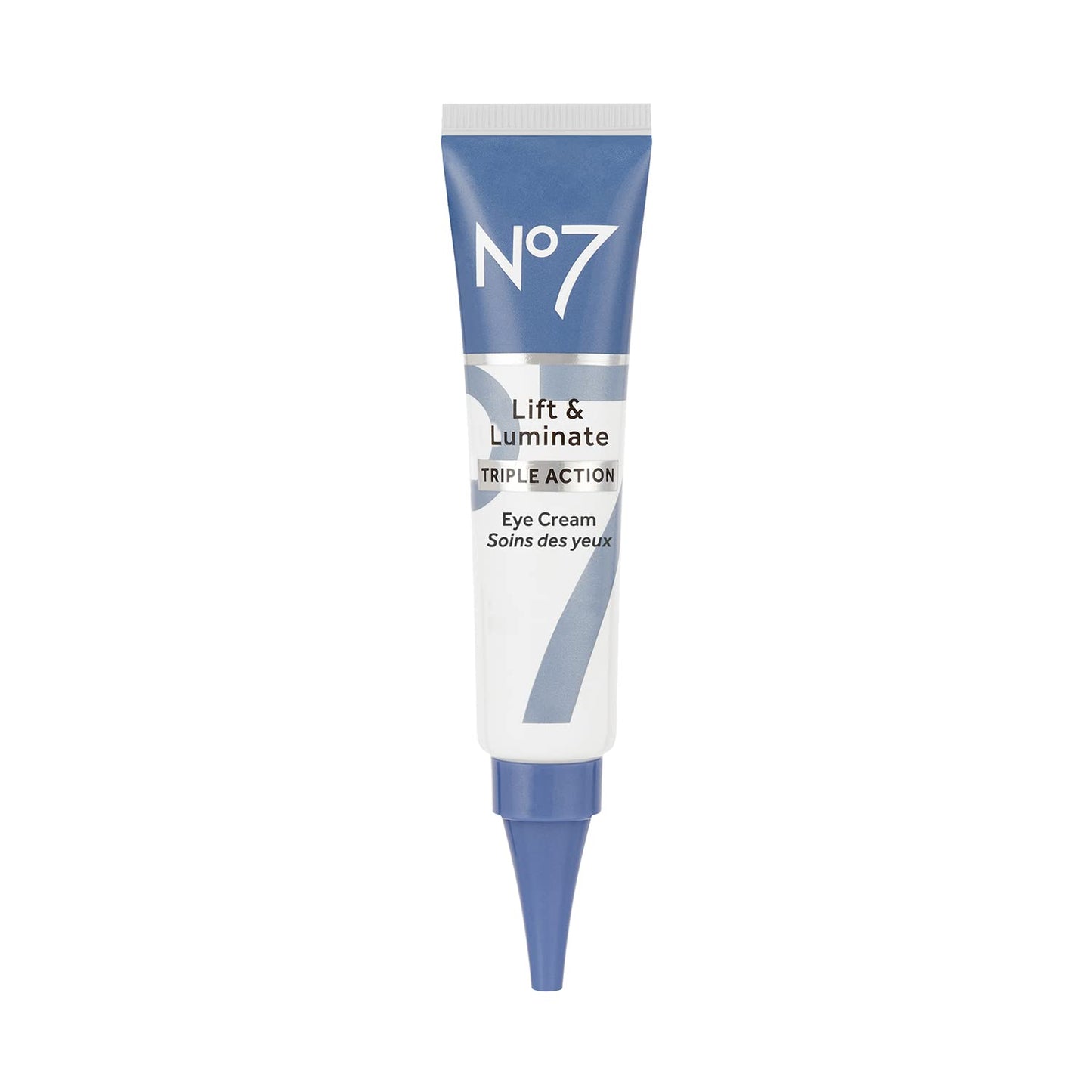 No7 Lift & Luminate Eye Cream - Dark Circles & Puffiness Solution - Shea Butter, Hyaluronic Acid & Ginseng (15ml)