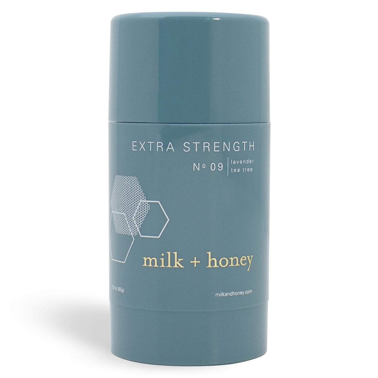 milk + honey Extra Strength, Aluminum Free Deodorant, No. 09, with Lavender, and Tea Tree, Natural Deodorant for Women and Men, 2.6 Oz