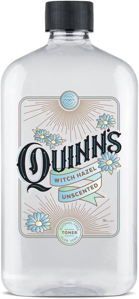 QuinnÕs Alcohol Free Witch Hazel with Aloe Vera 16 Ounce (Unscented)
