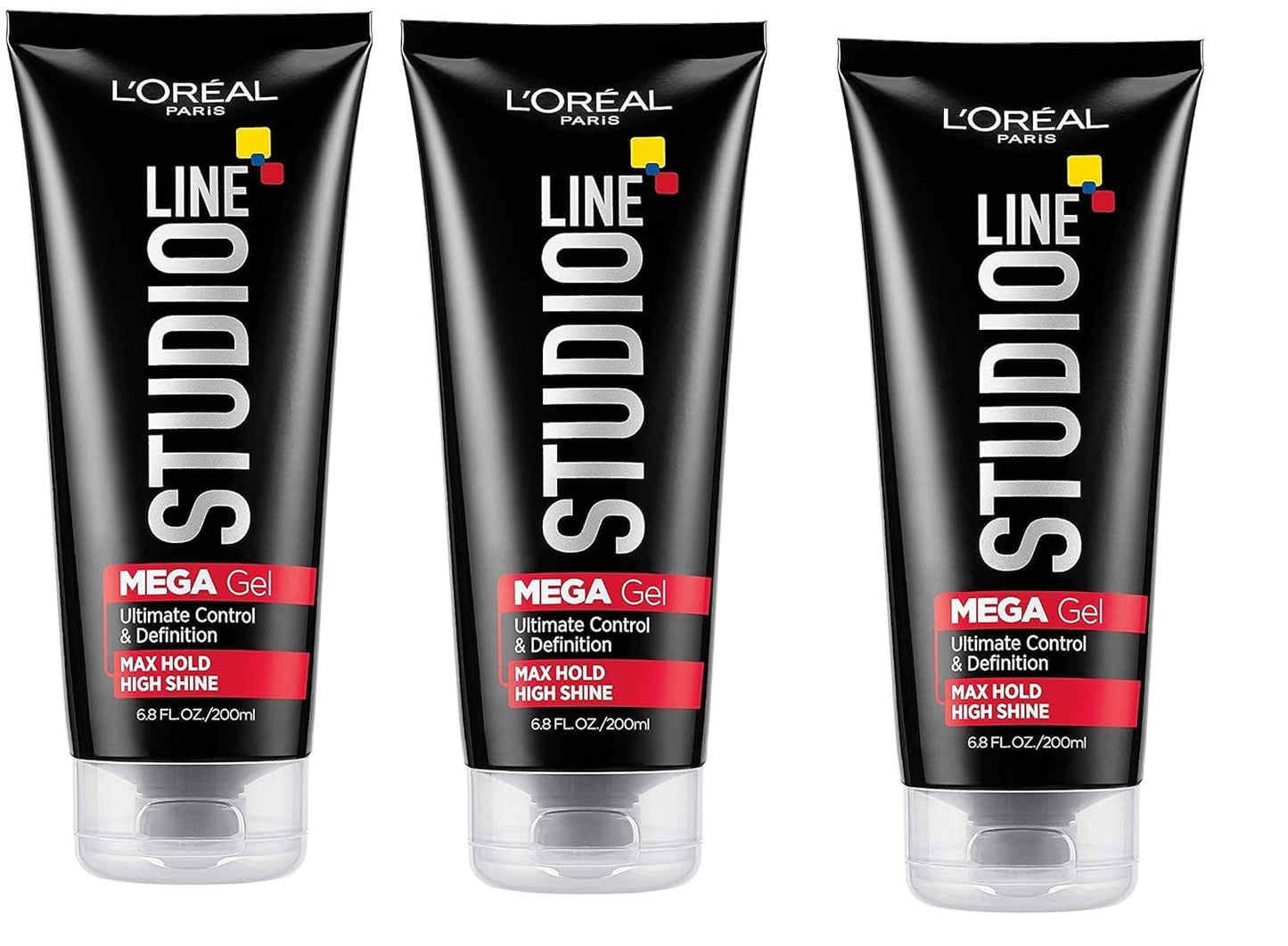 L'oreal LOreal Studio Line Head Lock Mega Hard Hold Gel 6.8 oz (Pack of 3) by L'Oreal Paris