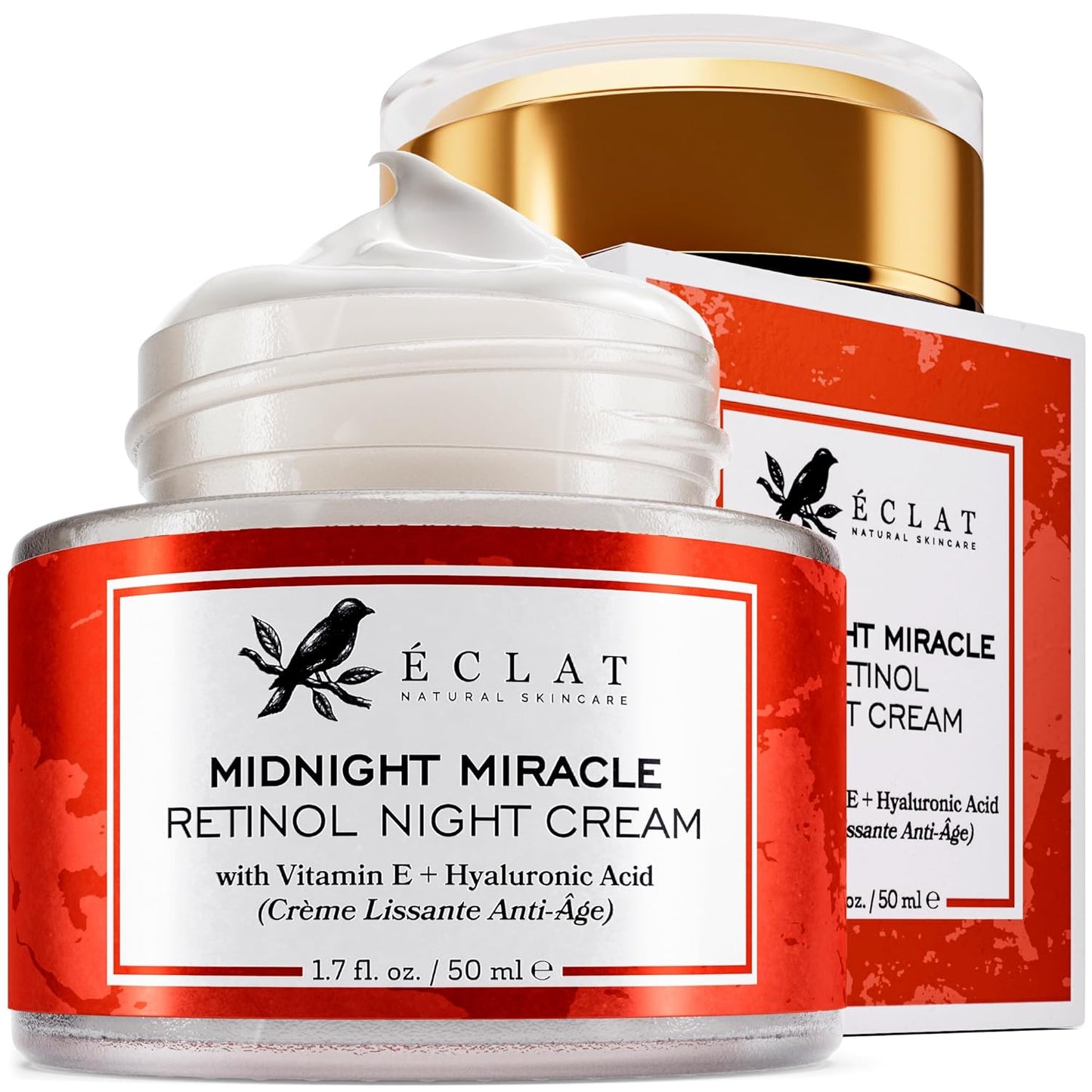 Retinol Face Moisturizer Night Cream for Anti Aging Wrinkle Retnol Cream for Face and Neck Night Moisturizing Face Cream - Facial Moisturizer for Women - Retinol Cream for Face Cream