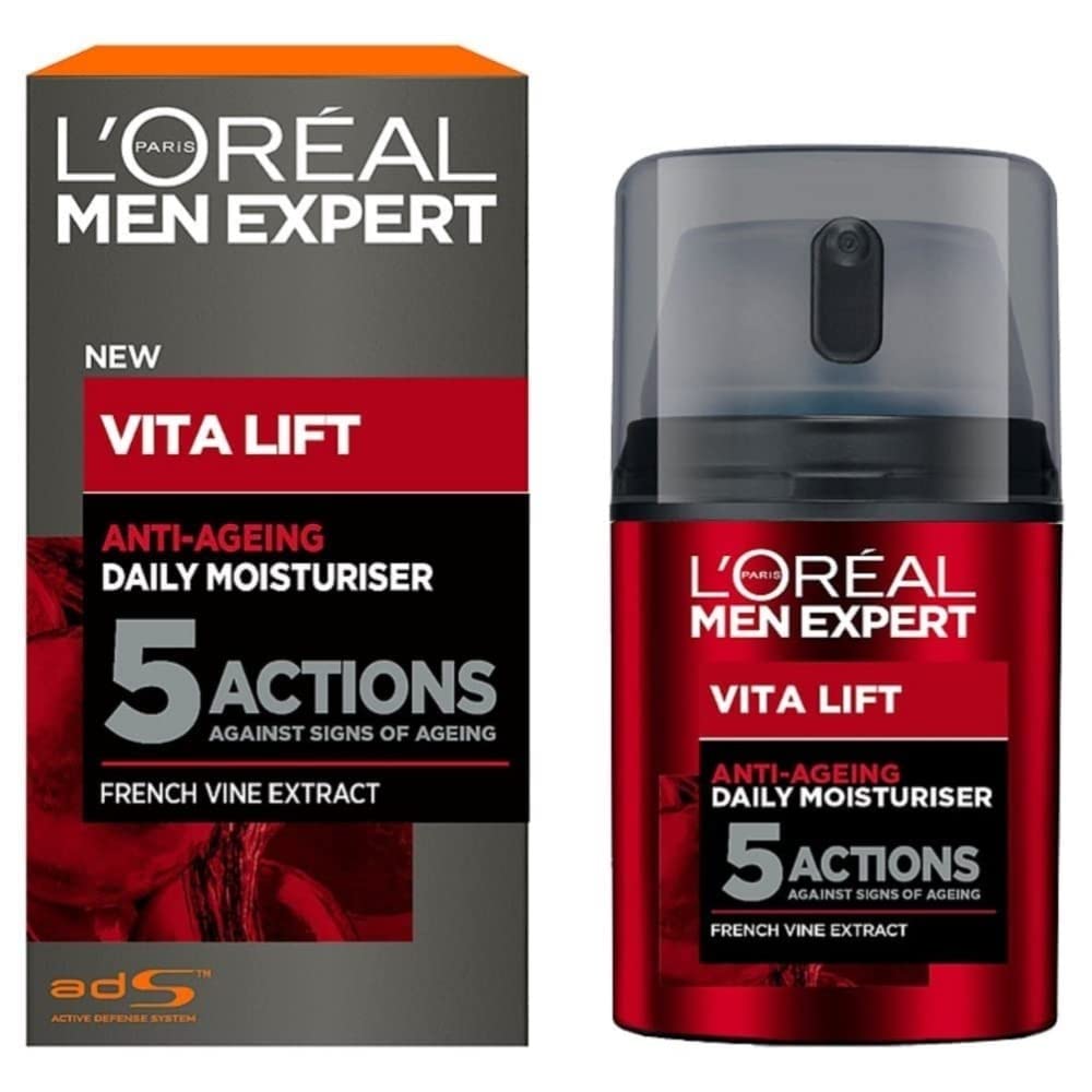 L'Oreal Paris Men Expert Vita Lift 5 Daily Moisturiser 50ml, 1.7 Fl Oz