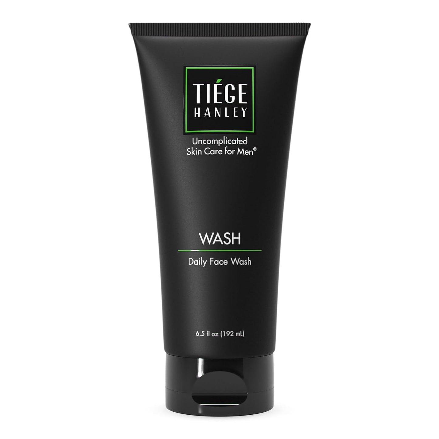 Tiege Hanley Daily Mens Face Wash - Gentle Fragrance-Free Facial Cleanser for Men Gently Removes Dirt, Grime & Excess Oil - Cleansing Facewash for Dry or Sensitive Skin - Skin Care for Men, 6.5 Ounces