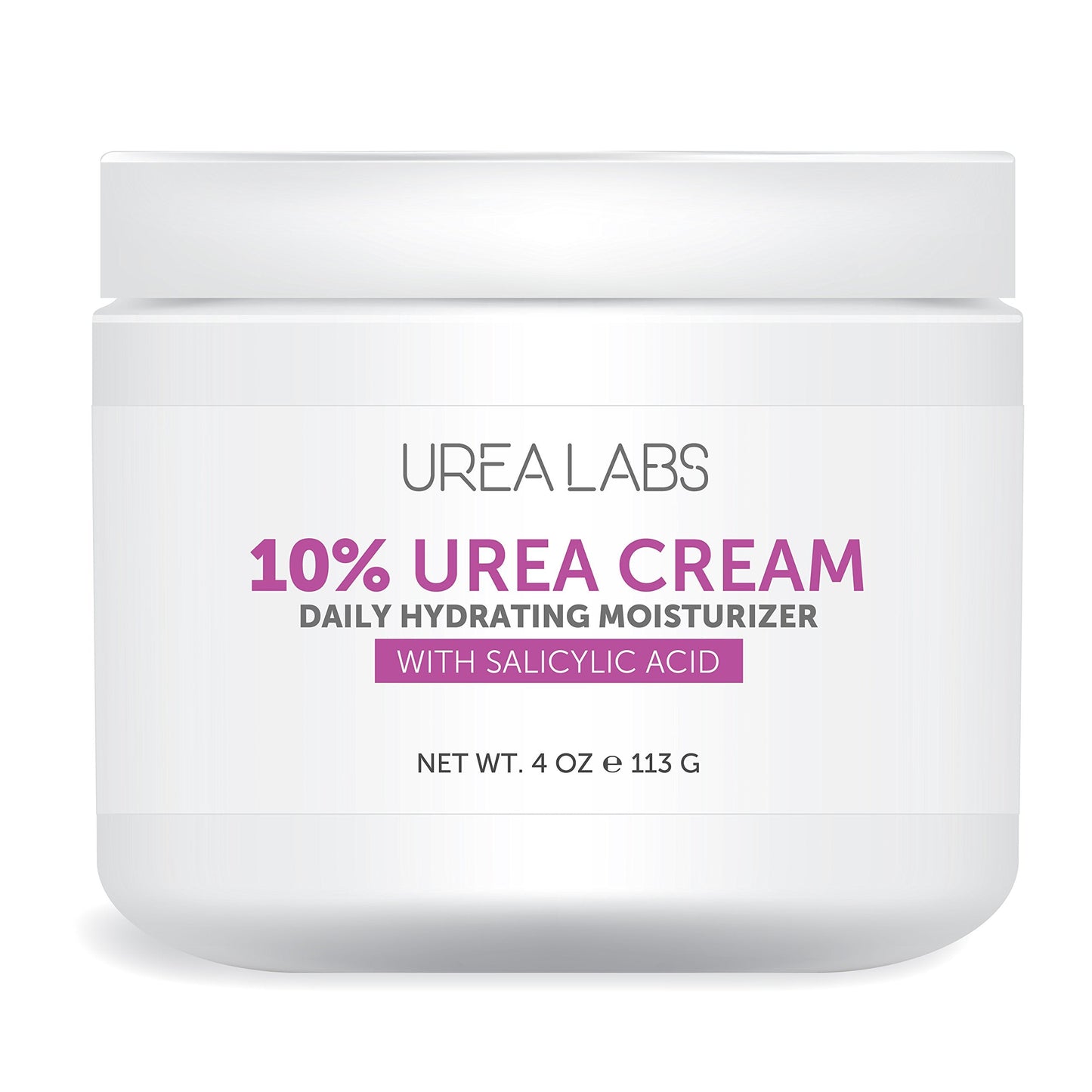 Urea Cream 10% Skin Care Moisturizer with Salicylic Acid, Aloe Vera Gel, Jojoba Oil. 150ml. Healing, Hydrating for Hand Face Foot and Body Use.