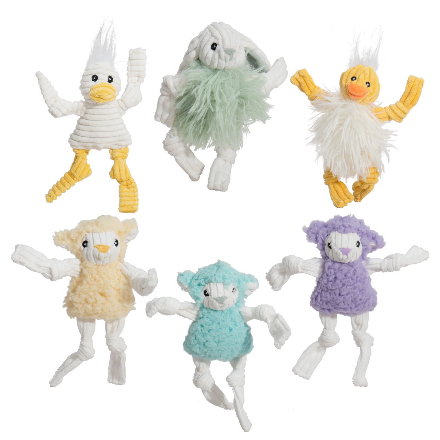 Assorted Spring Wee Huggles® Plush Dog Toys