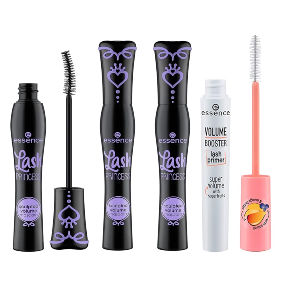 Lash Princess Sculpted Volume Mascara 3-Pack & Volume Booster Lash Primer Mascara Bundle