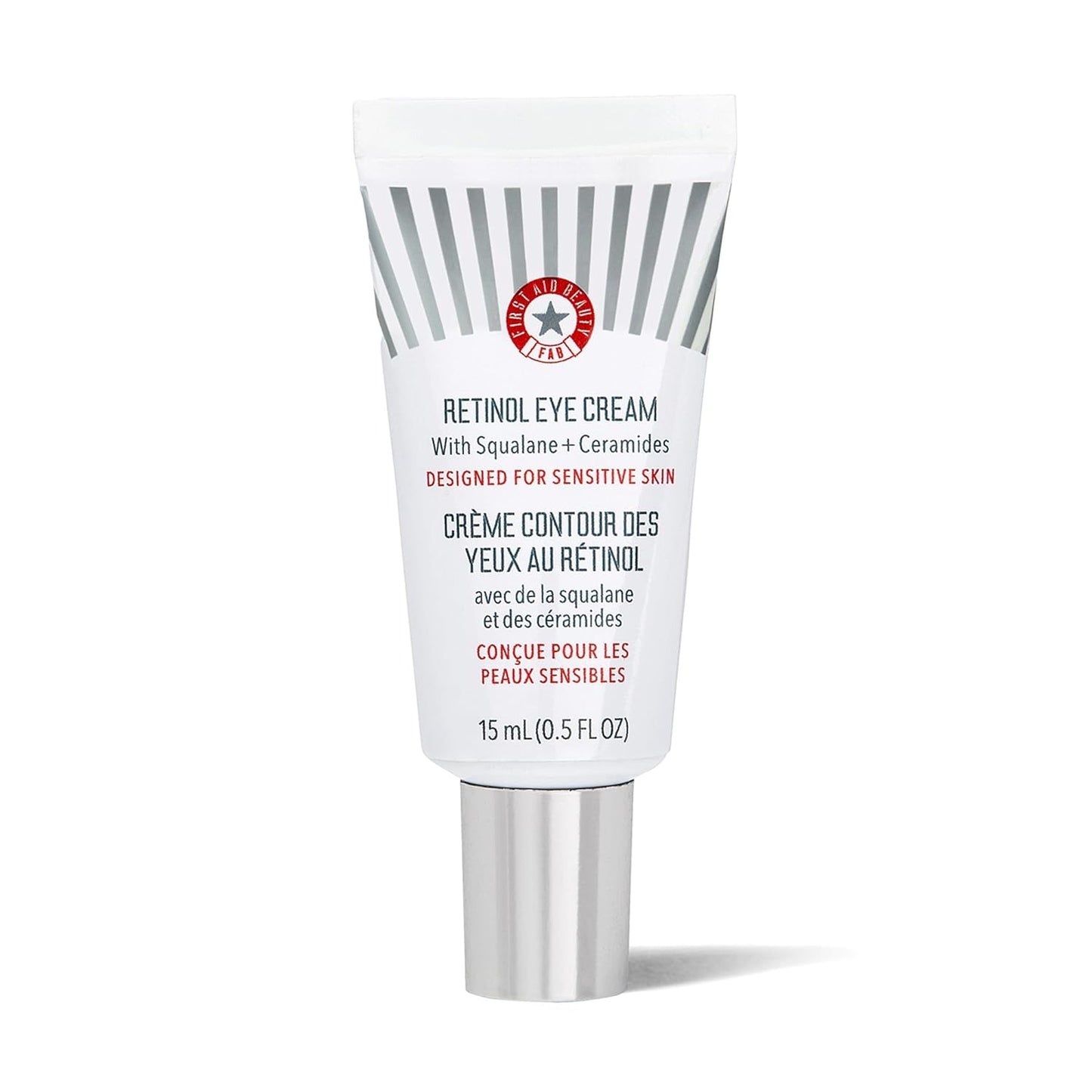 First Aid Beauty Retinol Eye Cream with Squalane + Ceramides Ð Visibly Smooths Fine Line & Wrinkles Around the Eyes Ð 0.5 oz.