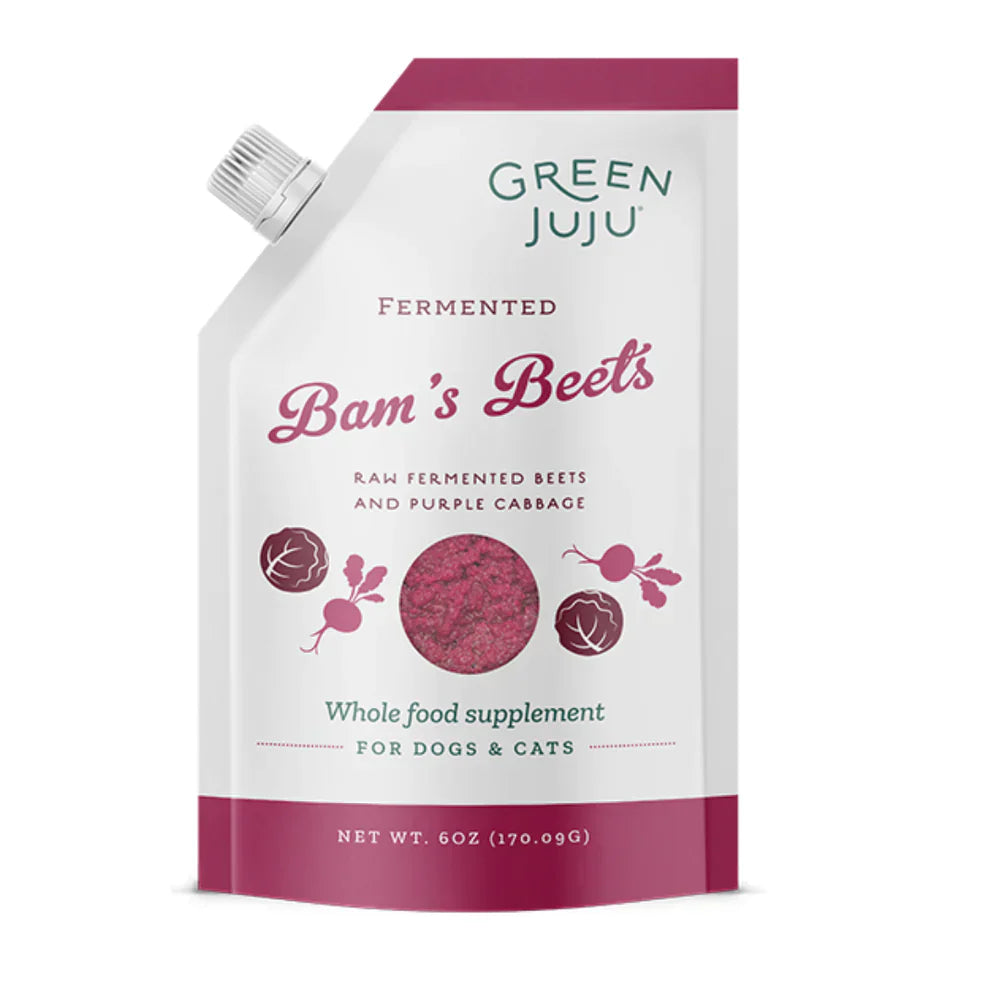 Green Juju - Bam's Beets - Raw Fermented Beets and Cabbage (FROZEN)