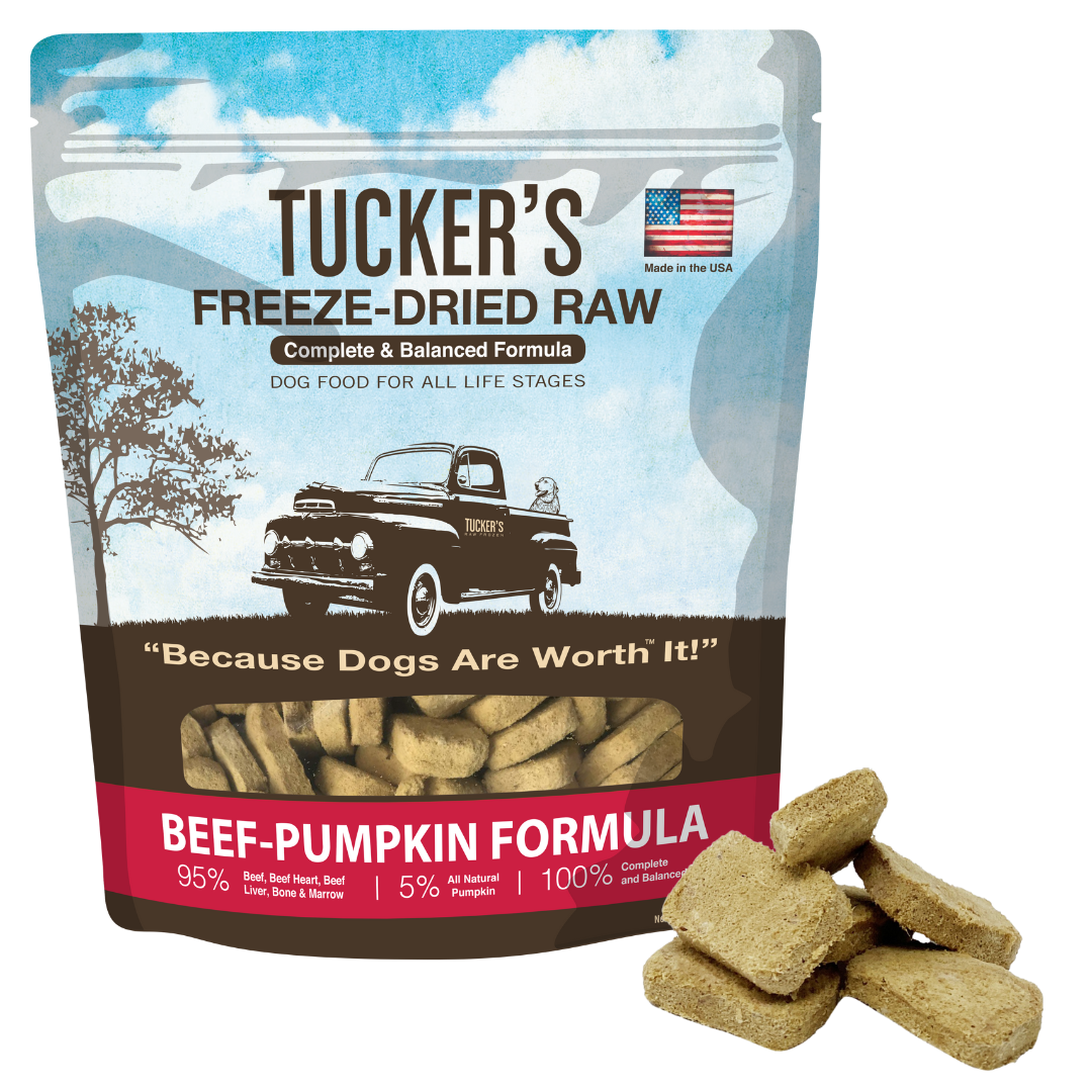 Tucker’s Beef and Pumpkin Freeze Dried Dog Food