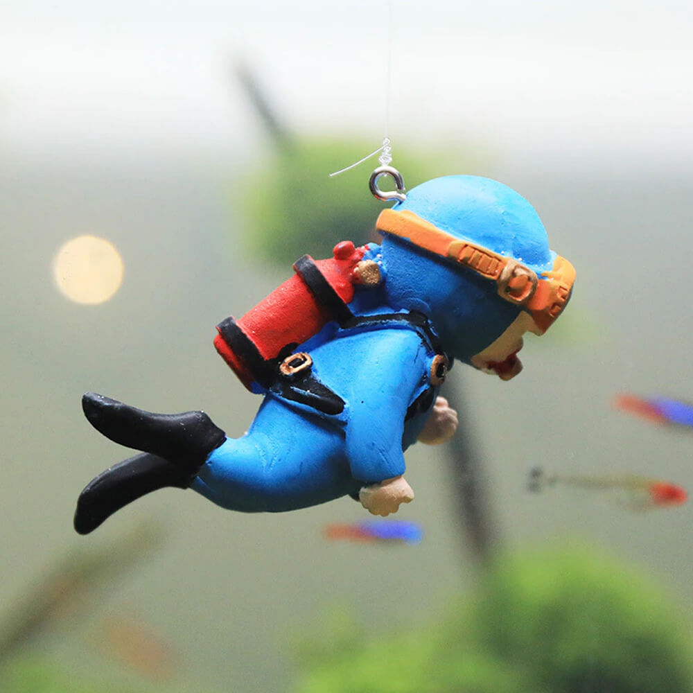 Aquarium Lovely Diver Decoration Device. Shop Fish Supplies on Mounteen. Worldwide shipping available.