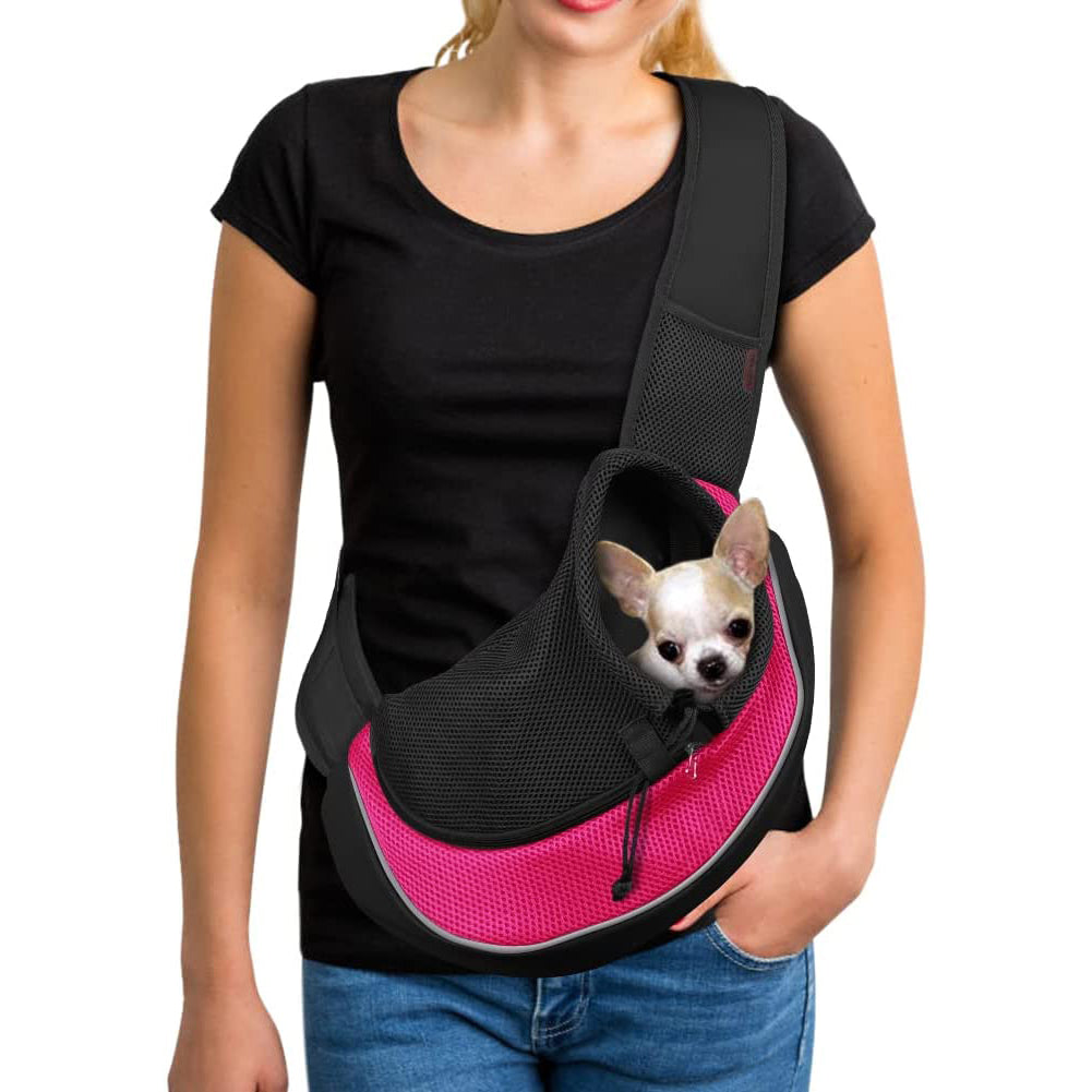 Breathable Mesh Travel Safe Sling Bag Carrier for Pets