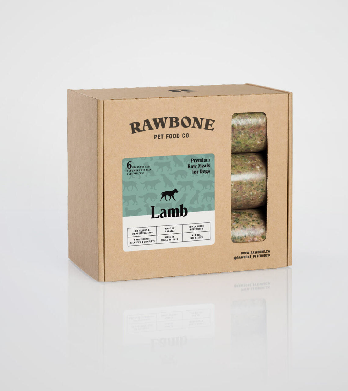 Rawbone Dog Mixed Protein Meals 6 lbs