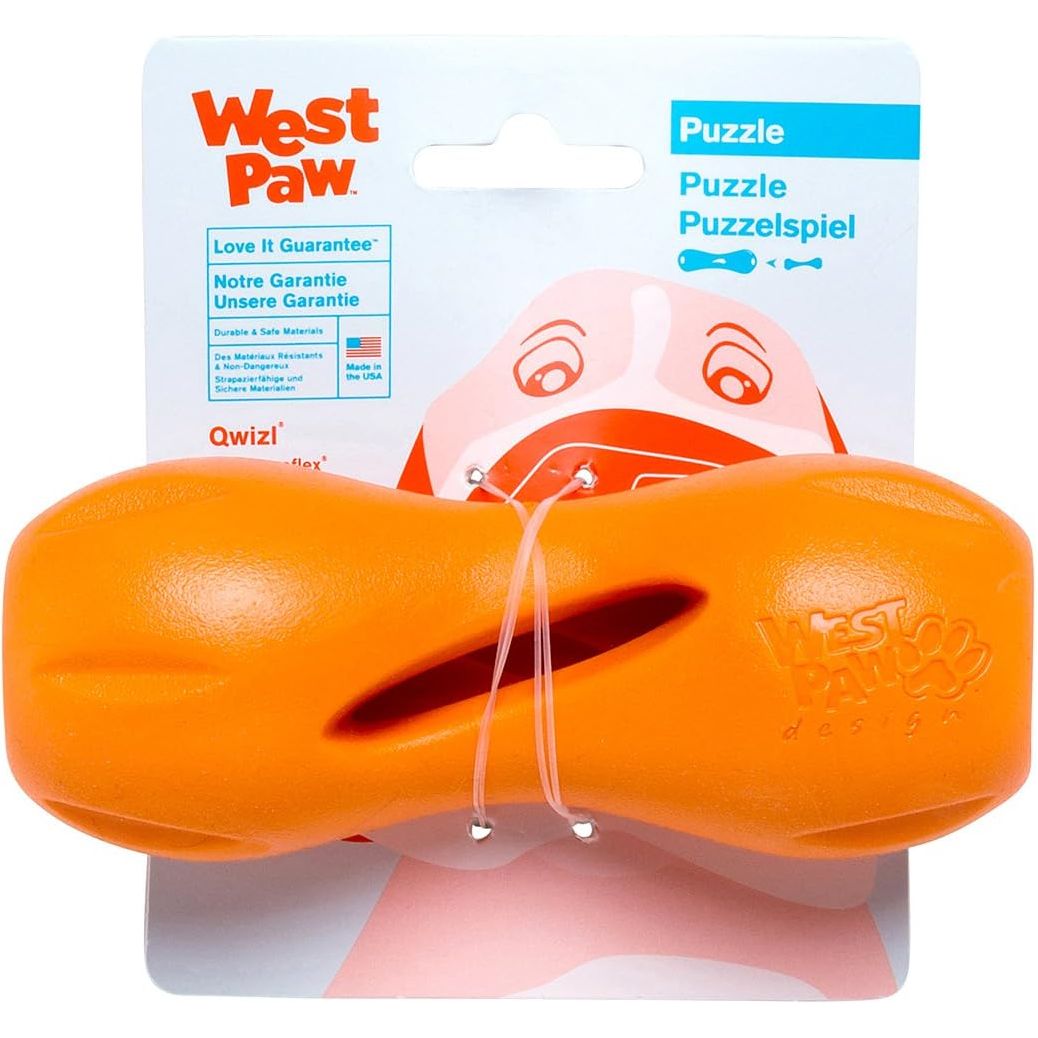 West Paw Zogoflex Qwizl Interactive Treat Dispensing Dog Puzzle Treat Toy for Dogs