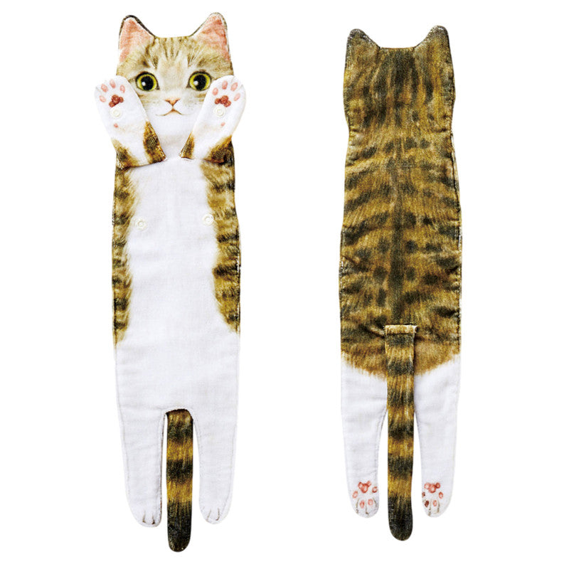 Cute Cat Hand Towel
