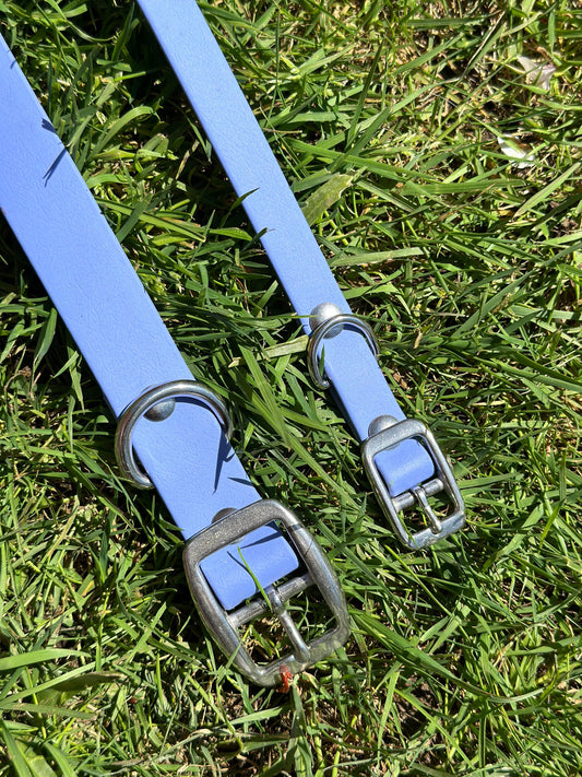 Limited Edition: Walk By Good Boy - Biothane Collar - Periwinkle