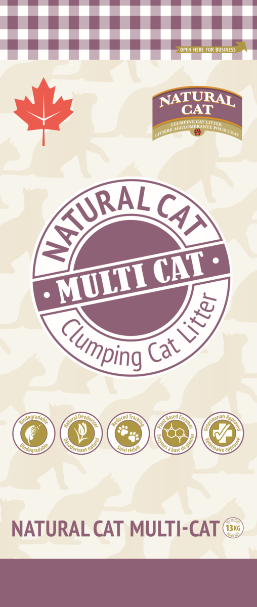 Natural Cat Clumping Cat Litter 13kg
