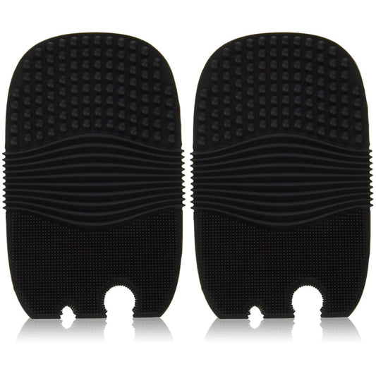 e.l.f. Cosmetics Makeup Brush Cleaning Glove, Cleaning Glove For Both Small & Large Makeup Brushes (Pack of 2)