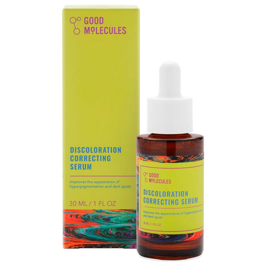 Good Molecules Discoloration Correcting Serum - Tranexamic Acid and Niacinamide for Dark Spots, Sun Damage, and Age Spots - Skincare Face and Body