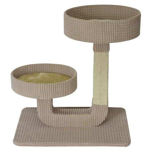 Animal Treasures Cat Tree Double Pedestal 24"
