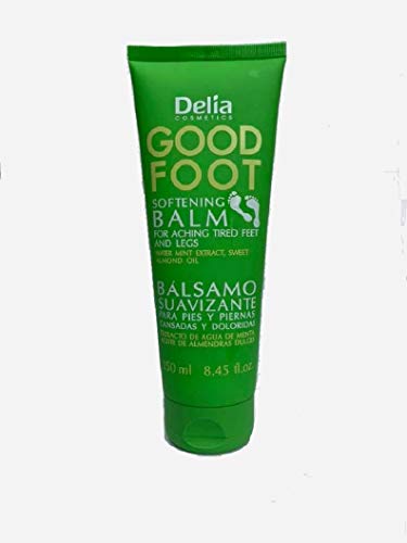 Delia Good Foot Softening Balm Aching Tired Feet & Legs 8.45oz