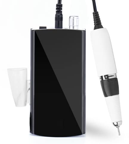 Professional 30000 RPM Nail Drill,Lumcrissy Rechargeable Nail Drills for Acrylic Nails ,Electic Nail Drill Machine for Gel Nails Electric Nail Drill Machine,Portable E-File with Battery