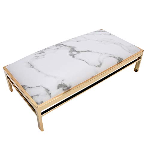 Luxury Nail Arm Rest Manicure Table, Nail Art Hand Rest Stand with Sponge Pillow Soft Pad, Manicure Table Station for Nail Technician Accessories Tools