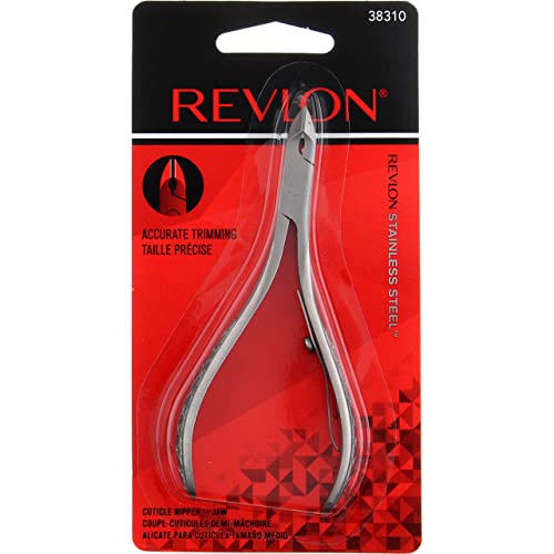 Revlon Half-Jaw Cuticle Nippers 1 Ea (Pack of 2) - Assorted Style
