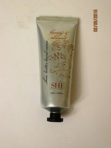 Om She Aromatherapy Honey & Almond Shea Butter Hand Creme 4.06 Oz