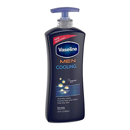 Vaseline Mens 24-Hour Moisture Lotion Cooling 20.3oz (2 Pack)