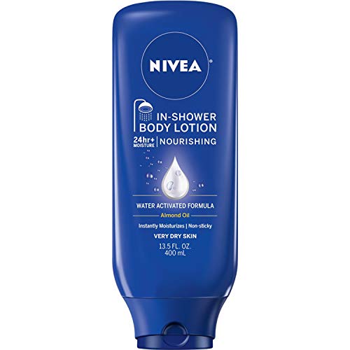 Nivea Lotion In-Shower Nourish For Very Dry Skin 13.5 Ounce (400ml) (3 Pack)