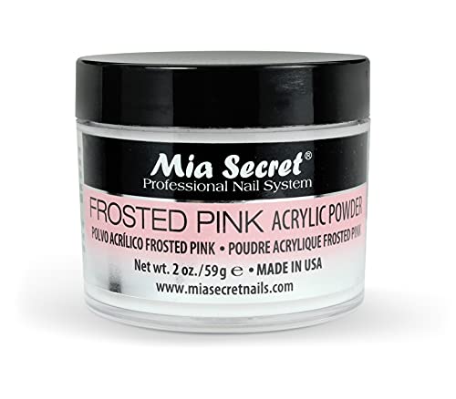 Mia Secret - Frosted Pink Acrylic Powder 2oz & 1oz - Pick Yours - New Item! (2oz)