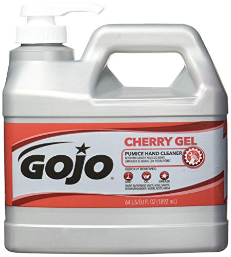 Gojo 2356-04 Cherry Gel Pumice Hand Cleaner, 0.5-gallon